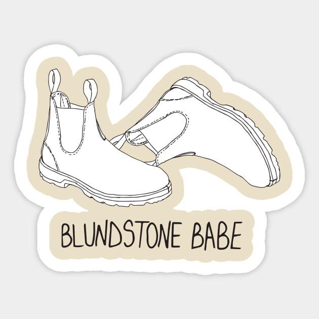 blundstone babe Sticker by nfrenette